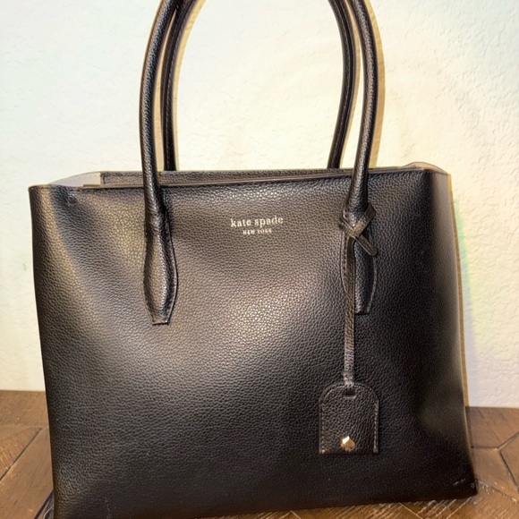 Kate Spade Black Leather Tote